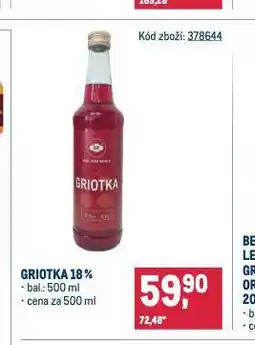 Makro Griotka 18% nabídka