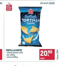 Makro Tortilla chipsy nabídka