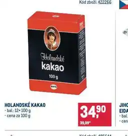 Makro Holandské kakao nabídka