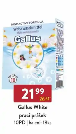 Astur&Qanto Gallus White prací prášek nabídka