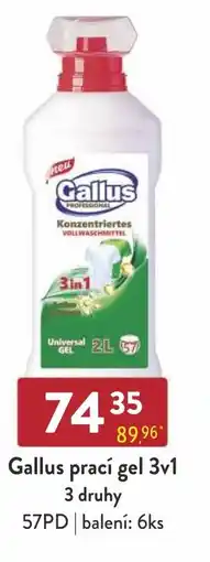 Astur&Qanto Gallus prací gel 3v1 nabídka