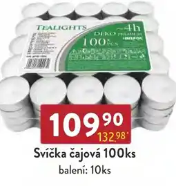 Astur&Qanto Svíčka čajová nabídka