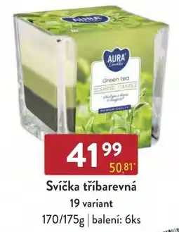 Astur&Qanto Svíčka tříbarevná nabídka