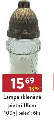 Astur&Qanto Lampa skleněná pietní nabídka