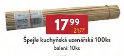 Astur&Qanto Špejle kuchyňská uzenářská nabídka