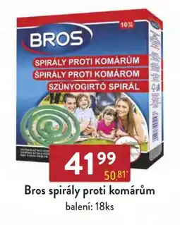 BROS spirály proti komárům
