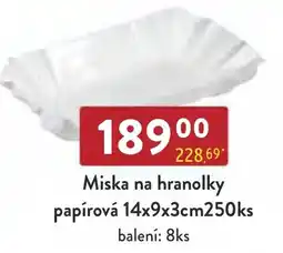 Miska na hranolky papírová