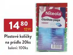 Plastové kolíčky na prádlo