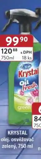 Astur&Qanto KRYSTAL olej. osvěžovač zelený nabídka