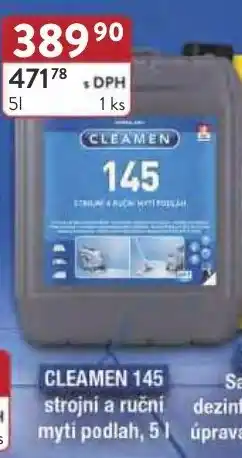 Astur&Qanto CLEAMEN 145 strojni a ručni myti podlah nabídka