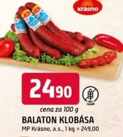 Trefa Balaton klobása nabídka