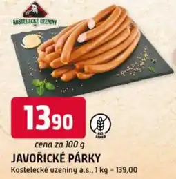 Trefa Javořické párky nabídka