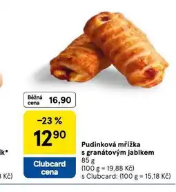 Tesco Pudinková mřížka s granátovým jablkem nabídka