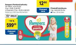 Tesco Pampers dětské plenky nabídka