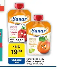 Tesco Sunar do ručičky ovocná kapsička nabídka