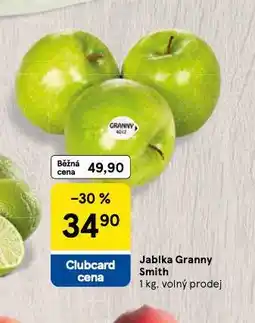 Tesco Jablka granny smith nabídka
