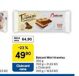 Tesco Balconi mini tiramisu nabídka