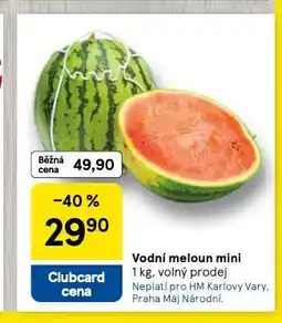 Tesco Vodní meloun mini nabídka