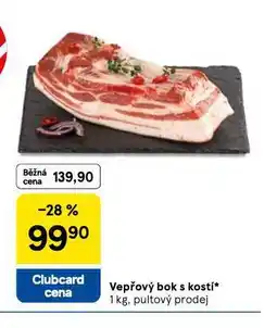 Tesco Vepřový bok s kostí nabídka