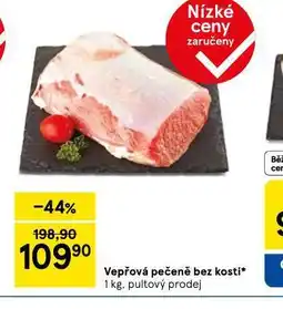 Tesco Vepřová pečeně bez kosti nabídka