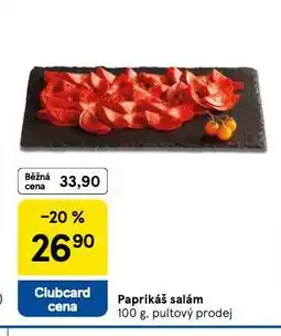 Tesco Paprikáš salám nabídka
