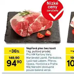 Tesco Vepřová plec bez kosti nabídka