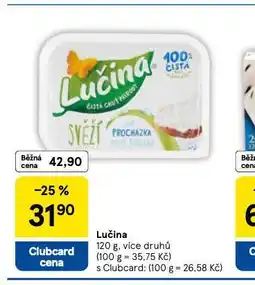 Tesco Lučina nabídka