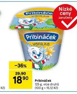Tesco Pribináček nabídka