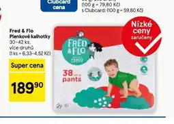 Tesco Fred & flo dětské pleny nabídka
