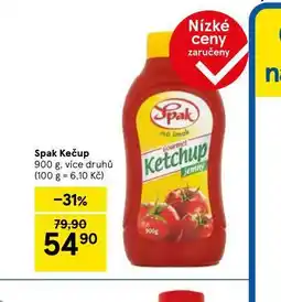 Tesco Spak kečup nabídka