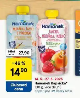 Tesco Hamánek kapsička nabídka