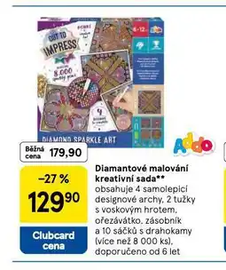 Tesco Diamantové malování kreativní sada nabídka