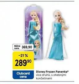 Tesco Disney frozen panenka nabídka
