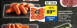 Tesco Špekáčky se sýrem nabídka