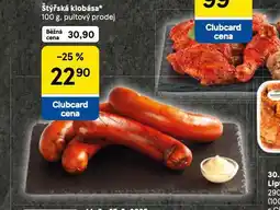 Tesco Štýrská klobása nabídka
