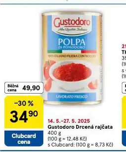 Tesco Drcená rajčata nabídka