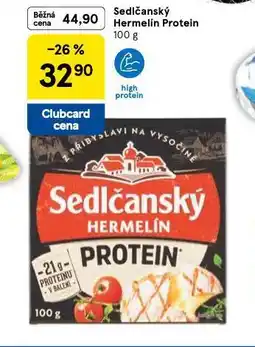 Tesco Sedlčanský hermelín protein nabídka