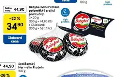 Tesco Babybel mini protein ploměkký zrající polotučný nabídka