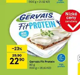 Tesco Gervais fit protein nabídka