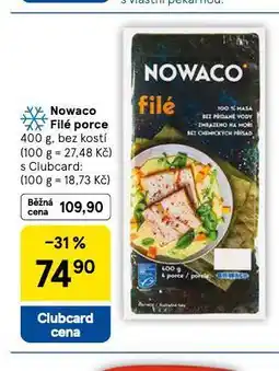 Tesco Nowaco filé porce nabídka