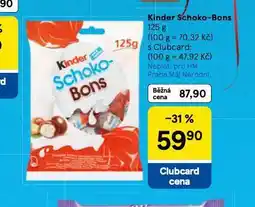 Tesco Kinder choco bons nabídka