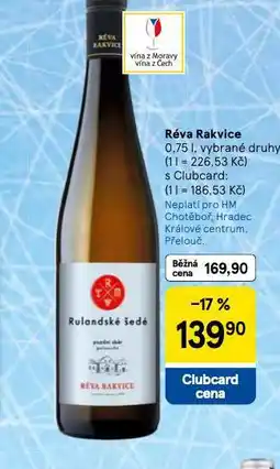 Tesco Réva rakvice nabídka