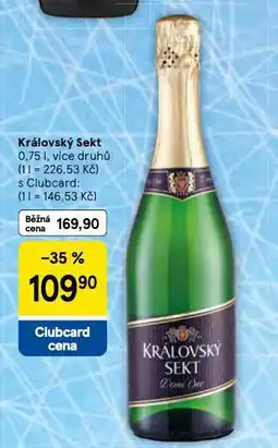 Tesco Královský sekt nabídka