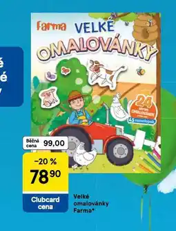 Tesco Velké omalovánky farma nabídka