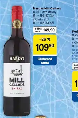 Tesco Hardys mill cellars nabídka