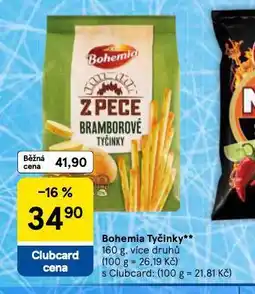 Tesco Bohemia tyčinky nabídka
