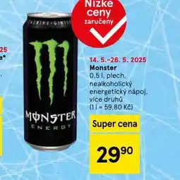 Tesco Monster nabídka
