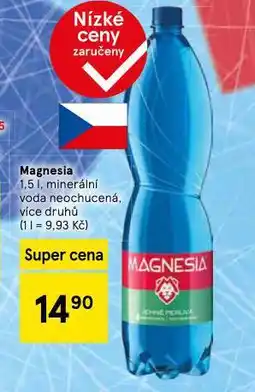 Tesco Magnesia nabídka