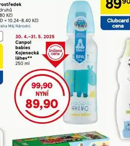 Tesco Canpol babies kojenecká láhev nabídka