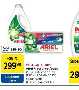 Tesco Ariel prací prostředek nabídka